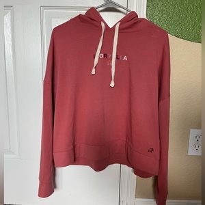 Cropped Ivory Ella Hoodie